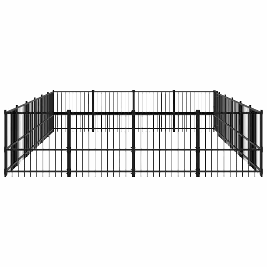 vidaXL Hondenkennel buiten 22,58 ² - foto 4