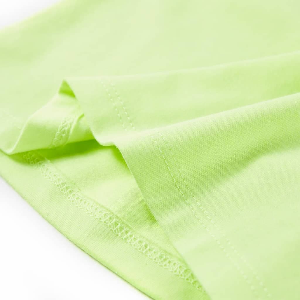 vidaXL Kindershirt 116 fluorescerend - foto 6