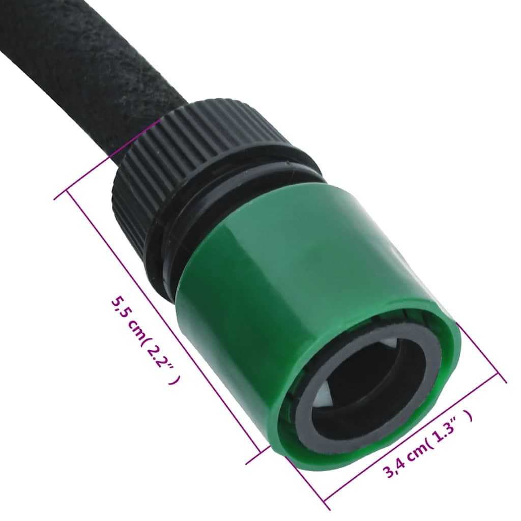 vidaXL Druppelslang 0,6'' 10 rubber - foto 9