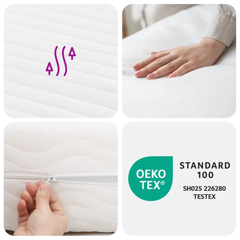 vidaXL Schuimmatras hardheid H2 H3 - foto 8