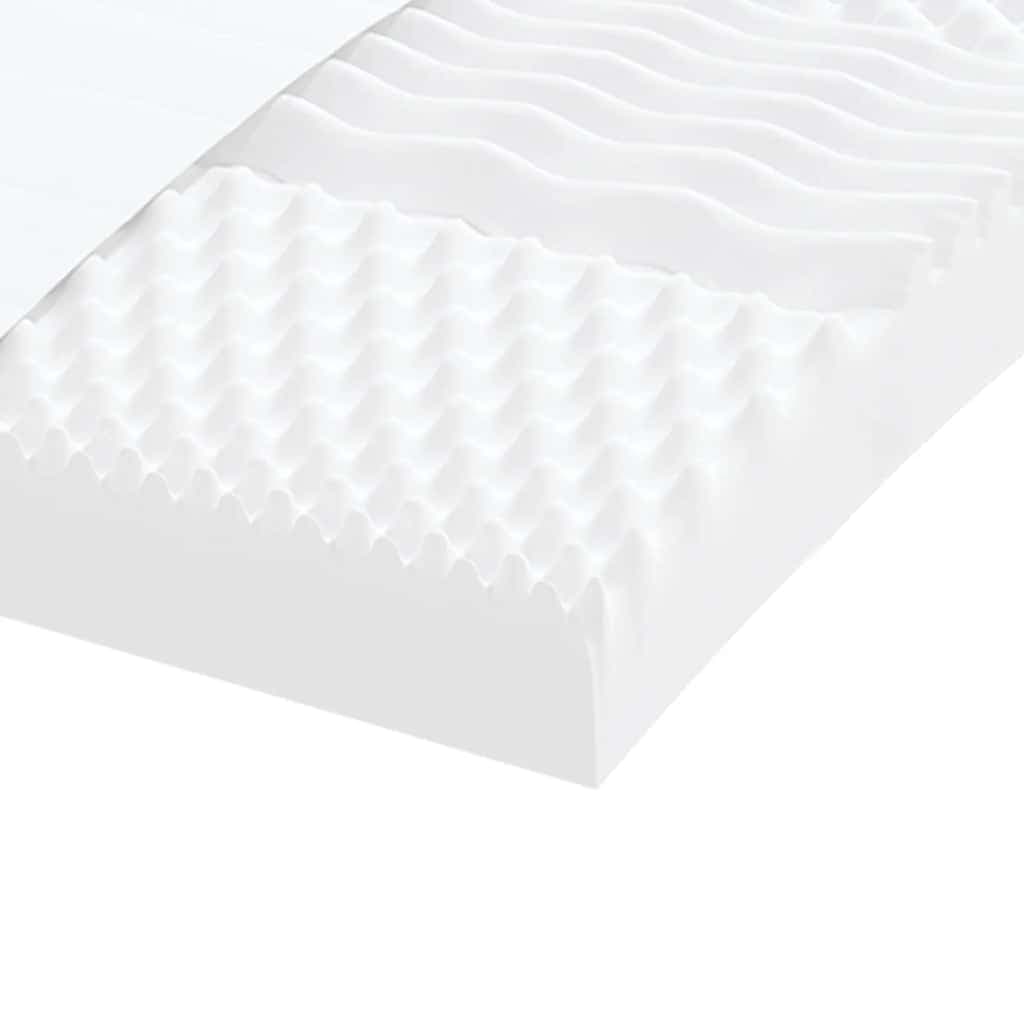 vidaXL Schuimmatras 7 zones hardheid 20 ILD - foto 6