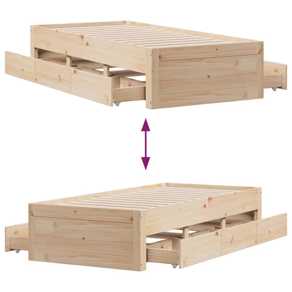 vidaXL Bedframe matras lades - foto 10