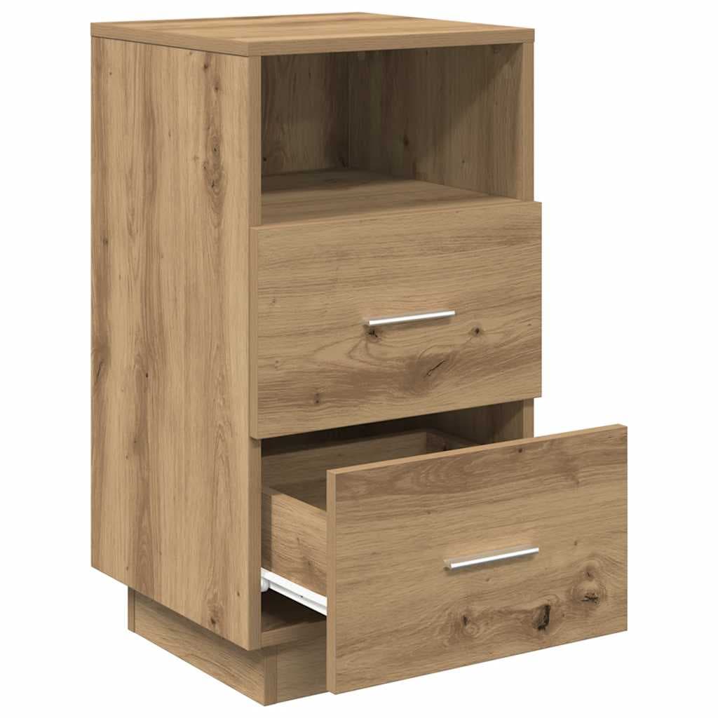 vidaXL Nachtkastjes 2 lades artisanaal - foto 5