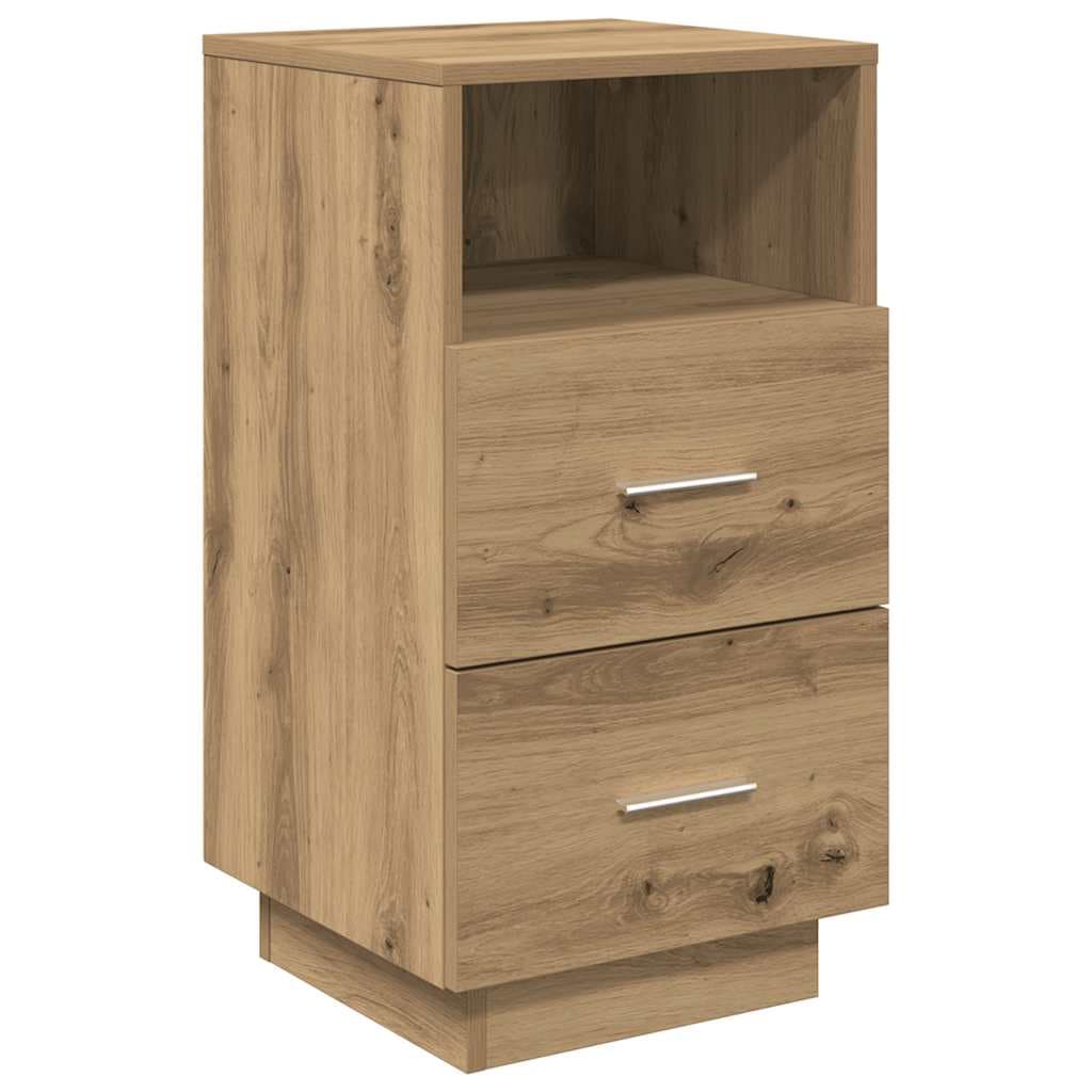 vidaXL Nachtkastjes 2 lades artisanaal - foto 6