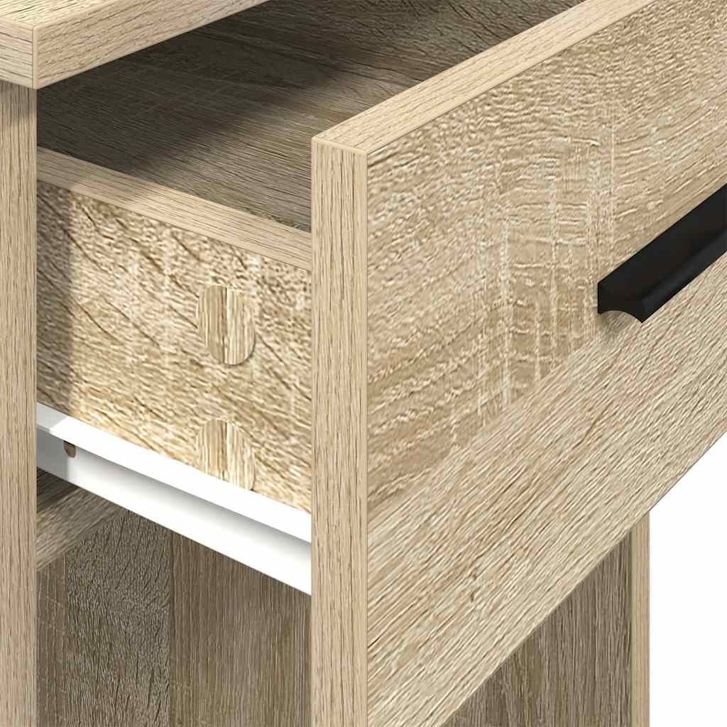 vidaXL Computertorenstandaard lade eikenkleurig - foto 8