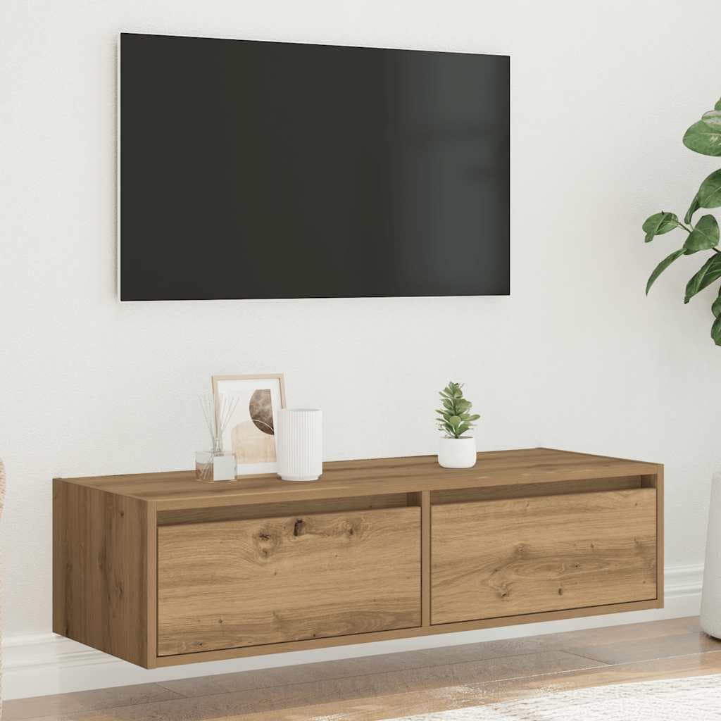 vidaXL Tv-meubel LED-verlichting artisanaal - foto 4