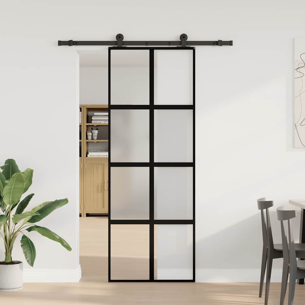 vidaXL Schuifdeur beslag gehard glas - foto 2