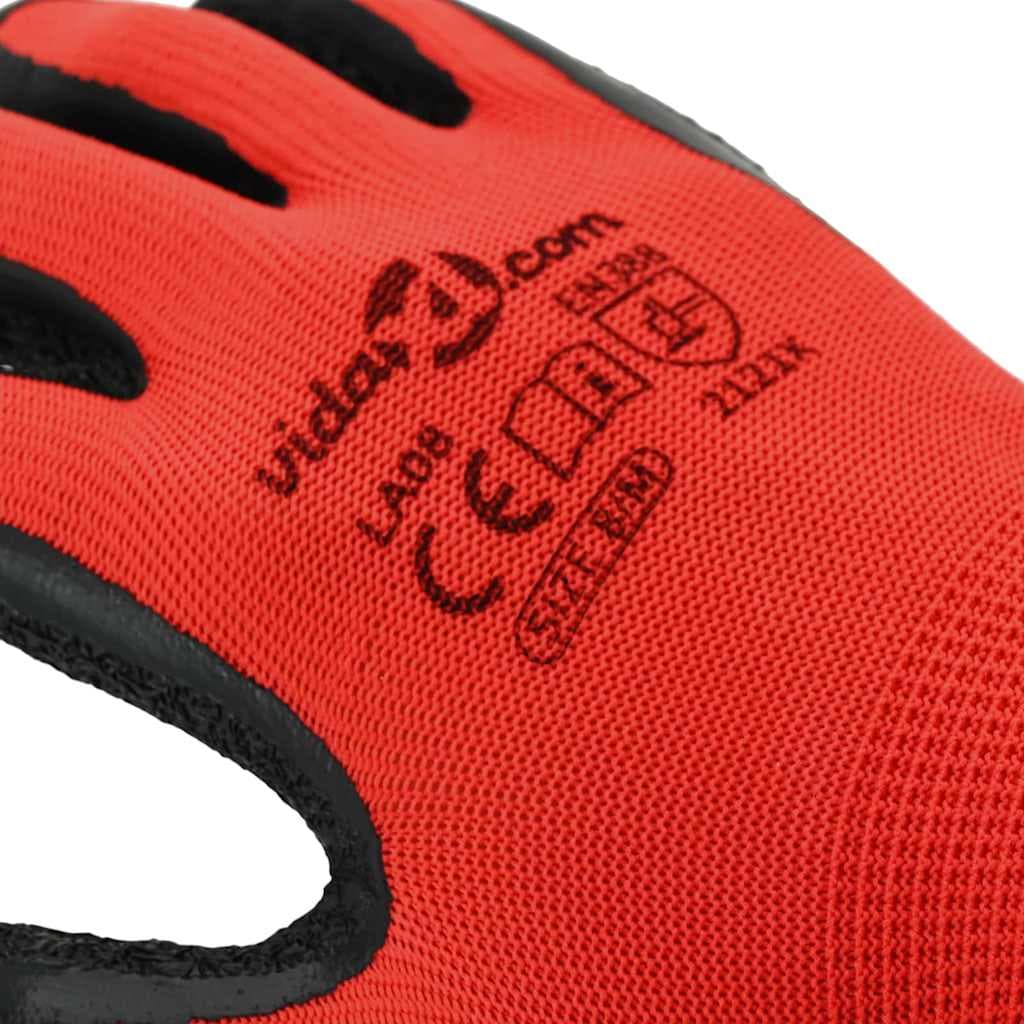 vidaXL Werkhandschoenen 8 / Latexcoating - foto 9