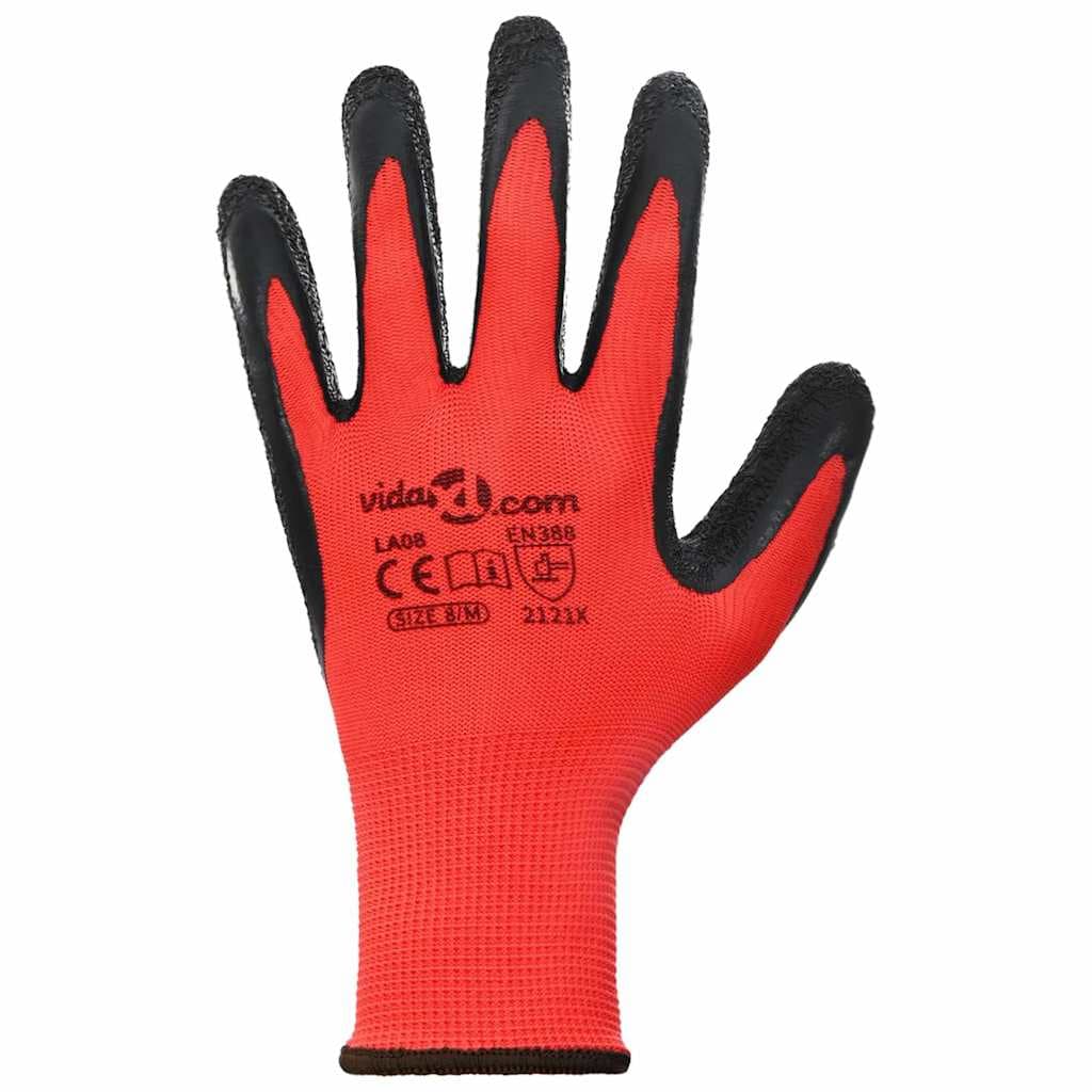 vidaXL Werkhandschoenen 8 / Latexcoating - foto 6