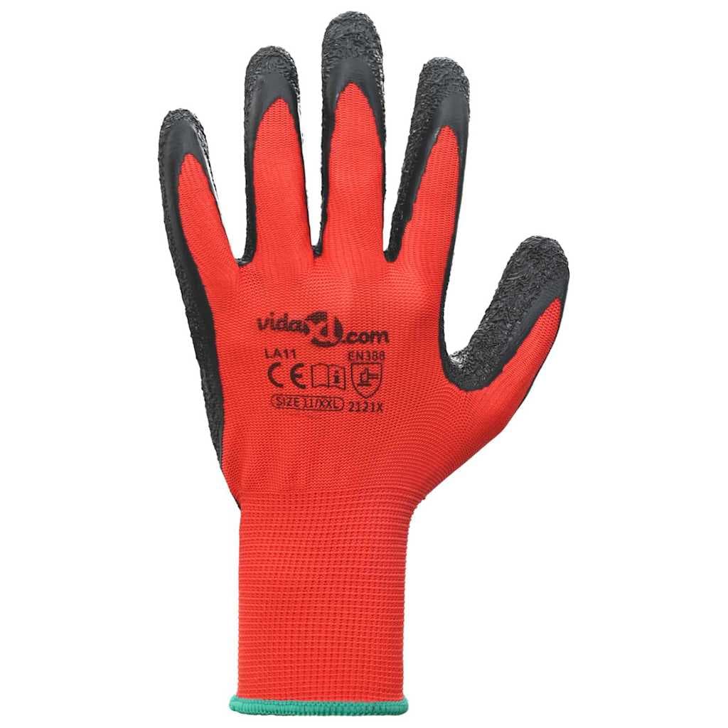 vidaXL Werkhandschoenen 11 / Latexcoating - foto 6